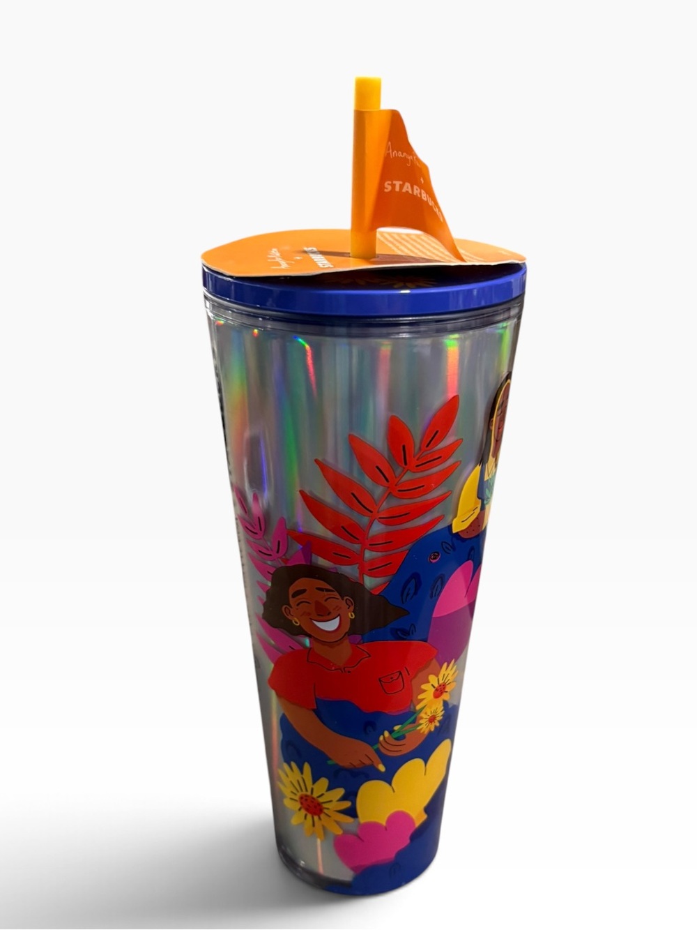 Starbucks 2024 Ananya Rao-Middleton Holographic Cold Cup Travel Mug